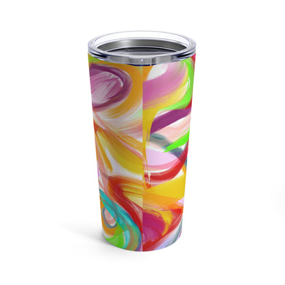 Rainbow Swirl Tumbler 20oz