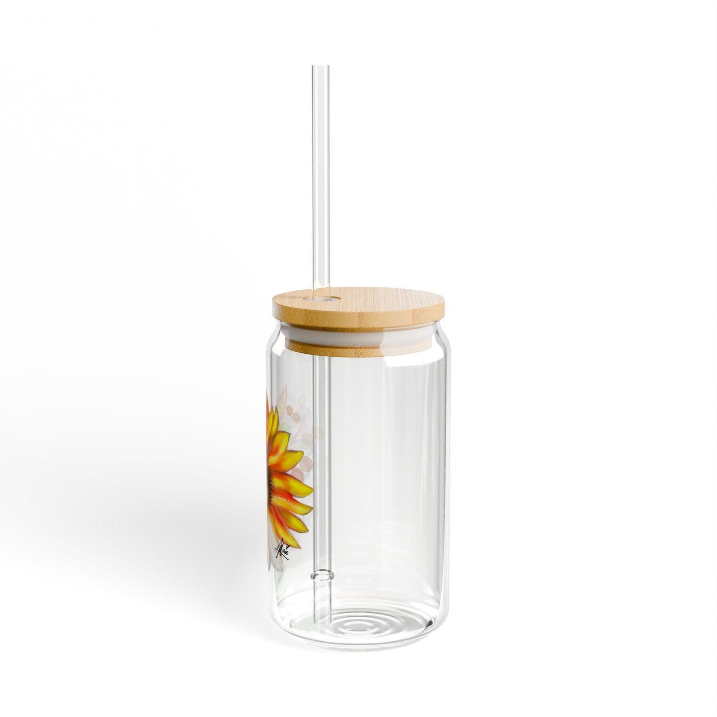 SunDaisy Glass Sipper