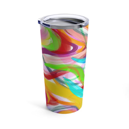 Rainbow Swirl Tumbler 20oz