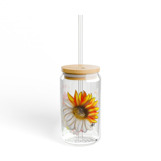 SunDaisy Glass Sipper