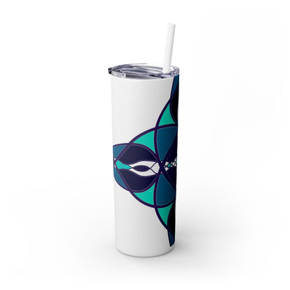 Skinny Tumbler with Straw, 20oz